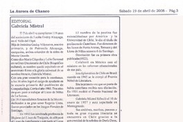 Gabriela Mistral