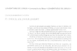 El sauce, de Javier Jarufe El sauce, de Javier Jarufe