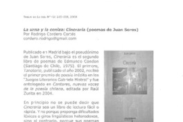 La urna y la ceniza La urna y la ceniza