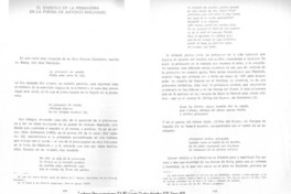 El símbolo de la primavera en la poesía de Antonio Machado El símbolo de la primavera en la poesía de Antonio Machado
