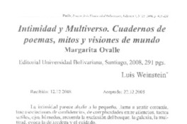 Intimidad y multiverso Intimidad y multiverso