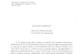 Hacerse pampinos