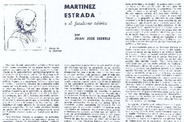 Martínez Estrada y el fatalismo telurico Martínez Estrada y el fatalismo telurico