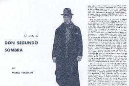 El mito de don Segundo Sombra El mito de don Segundo Sombra