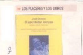 José Donoso en el lugar con límites