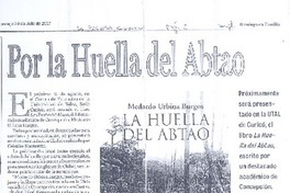 Por la huella del Abtao Por la huella del Abtao