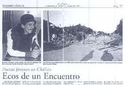 Poetas jóvenes de Chillán. Ecos de un encuentro Poetas jóvenes de Chillán. Ecos de un encuentro