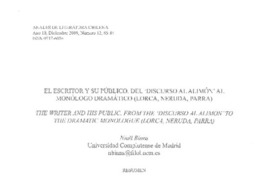 El escritor y su público