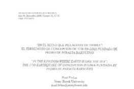 En el reino que piélago es de tierra