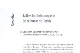 La revolución incompleta La revolución incompleta