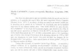 A quien corresponda A quien corresponda