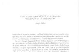 Fray Camilo Henríquez y la primera "Teología de la liberación" Fray Camilo Henríquez y la primera "Teología de la liberación"