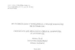 De encrucijadas y mediaciones