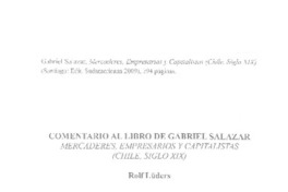 Mercaderes, empresarios y capitalistas Mercaderes, empresarios y capitalistas