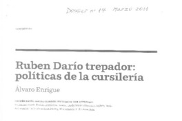 Rubén Darío trepador Rubén Darío trepador