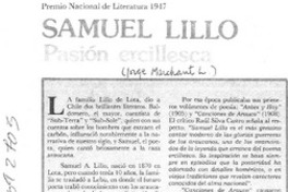 Samuel Lillo pasión ercillesca Samuel Lillo pasión ercillesca