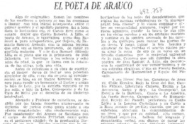 El poeta de Arauco El poeta de Arauco