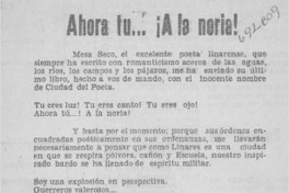 Ahora tú... ¡a la noria! Ahora tú... ¡a la noria!