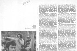 Polémica Sidarte versus Littin. Polémica Sidarte versus Littin.
