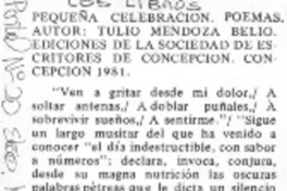 Pequeña celebración.