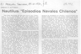 Nautilus: "Episodios navales chilenos" Nautilus: "Episodios navales chilenos"