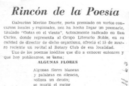 Rincón de la poesía. Rincón de la poesía.