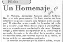 Un homenaje