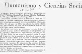 Humanismo y ciencias sociales