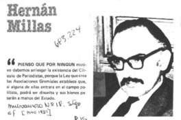 Hernán Millas. Hernán Millas.