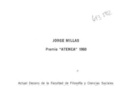 Jorge Millas. Jorge Millas.