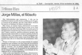 Jorge Millas, fiósofo Jorge Millas, fiósofo