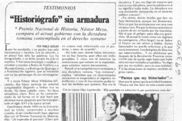 Historiógrafo" sin armadura Historiógrafo" sin armadura