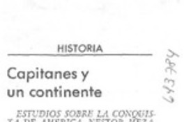 Capitanes y un continente Capitanes y un continente