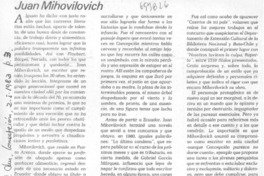 Juan Mihovilovich Juan Mihovilovich