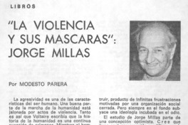 La violencia y sus máscaras" La violencia y sus máscaras"