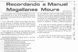 Recordando a Manuel Magallanes Moure