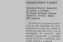 Magisterio y niño. Magisterio y niño.