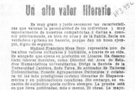 Un alto valor literario