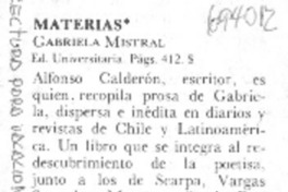 Materias.