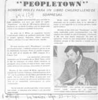Peopletown". Peopletown".