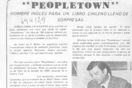 Peopletown". Peopletown".