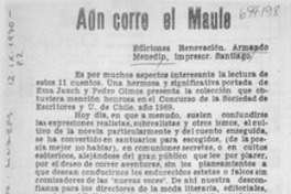 Aún corre el Maule