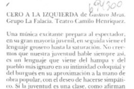Cero a la izquierda Cero a la izquierda