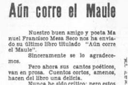 Aún corre el Maule
