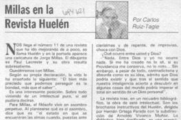 Millas en la Revista Huelén Millas en la Revista Huelén