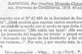 Rapsodia.