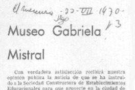 Museo Gabriela Mistral Museo Gabriela Mistral
