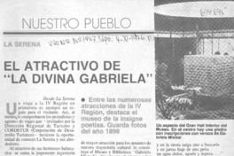 El atractivo de "la divina Gabriela" El atractivo de "la divina Gabriela"
