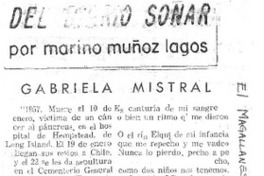 Prosa religiosa de Gabriela Mistral Prosa religiosa de Gabriela Mistral