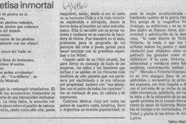 Poetisa inmortal